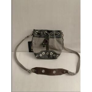 Mona B Bucket List Mini Crossbody Drawstring Bag Backpack